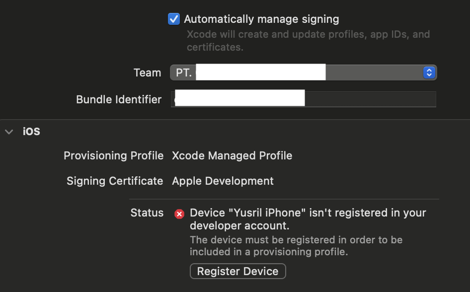 Register Device